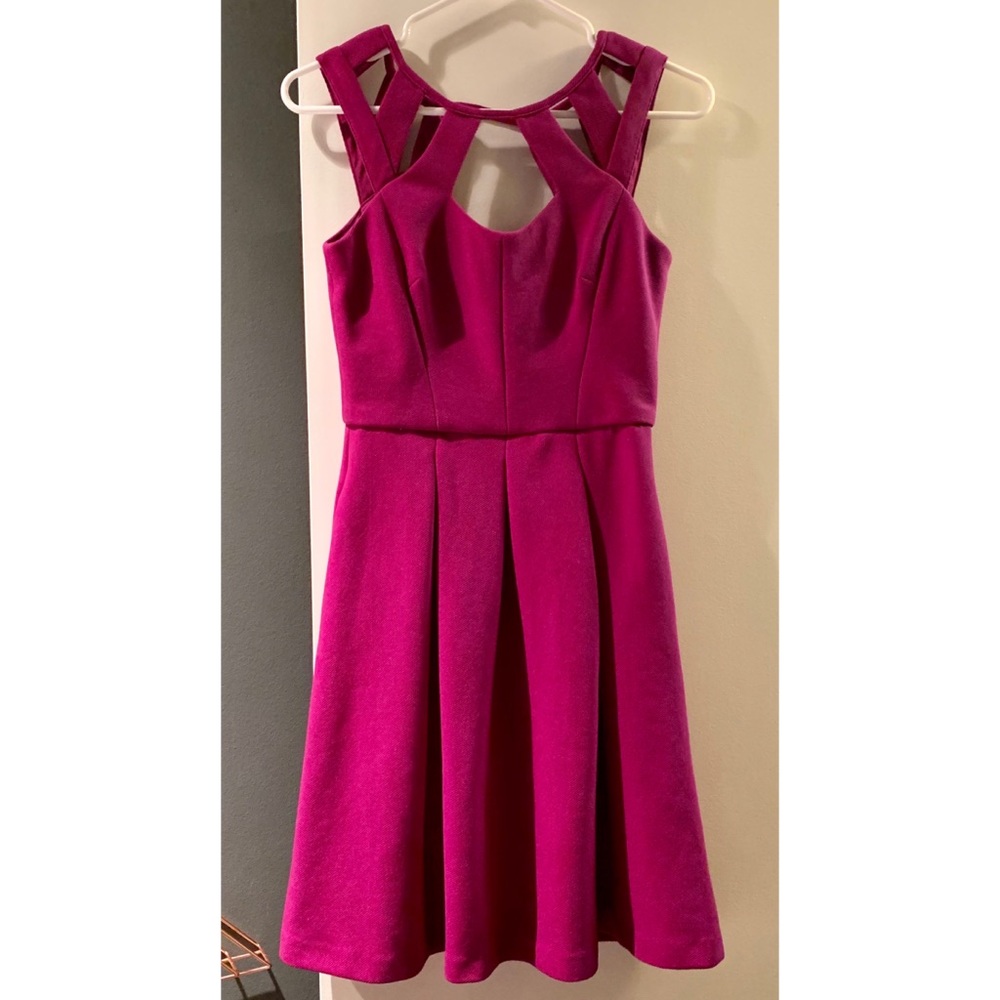 Betsey Johnson Magenta Dress